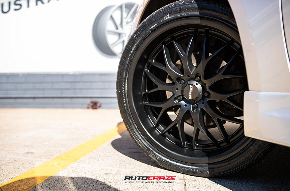 SUBARU IMPREZA CHEETAH SPORTS BLACK SUEDE